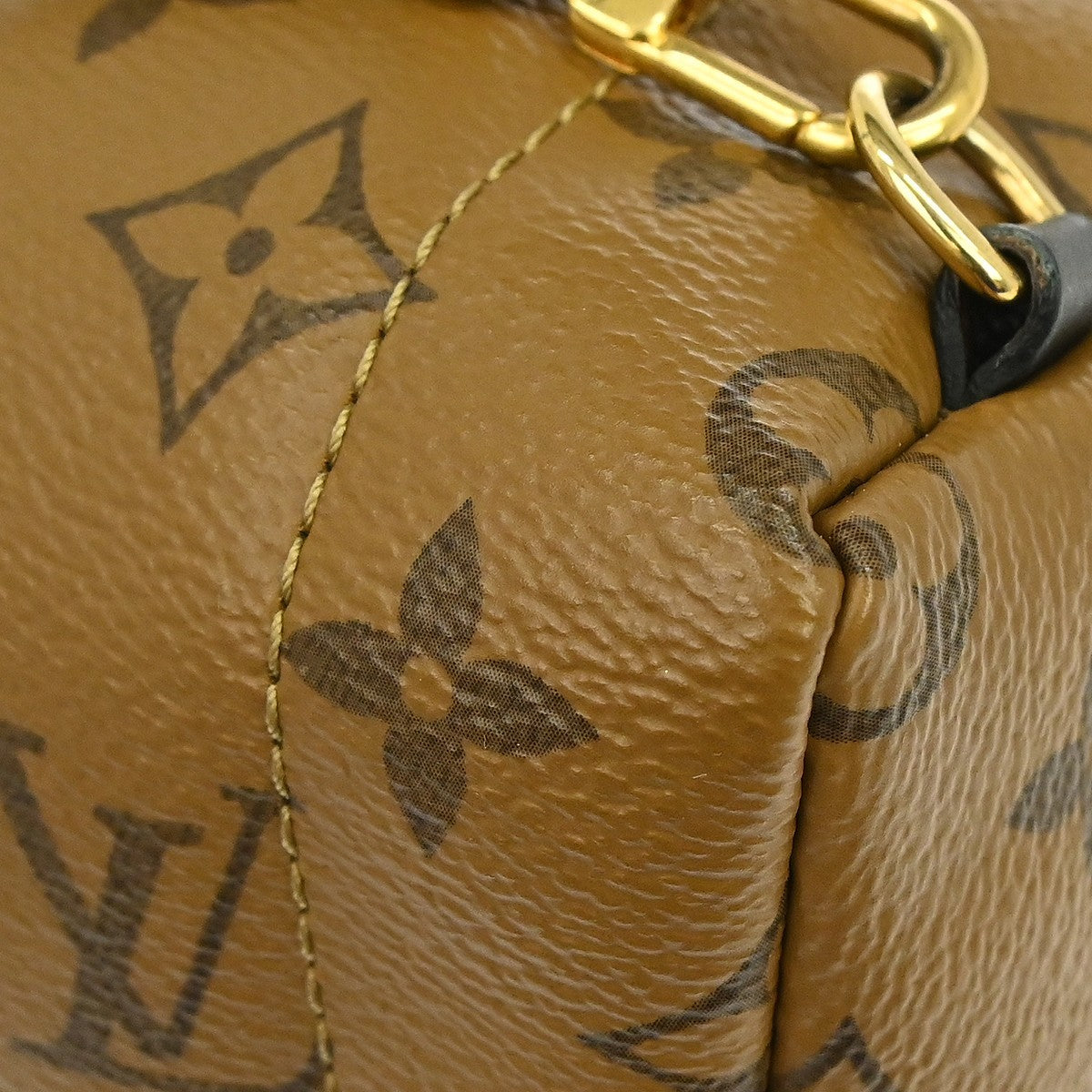 Louis Vuitton Palm Springs Monogram, Brown, Canvas, Backpack