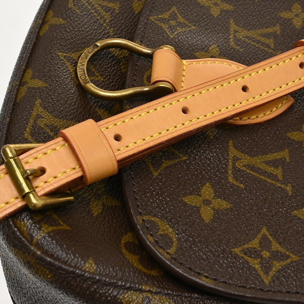 Louis Vuitton Saint Cloud Monogram Canvas, Brown, Canvas, Handbag