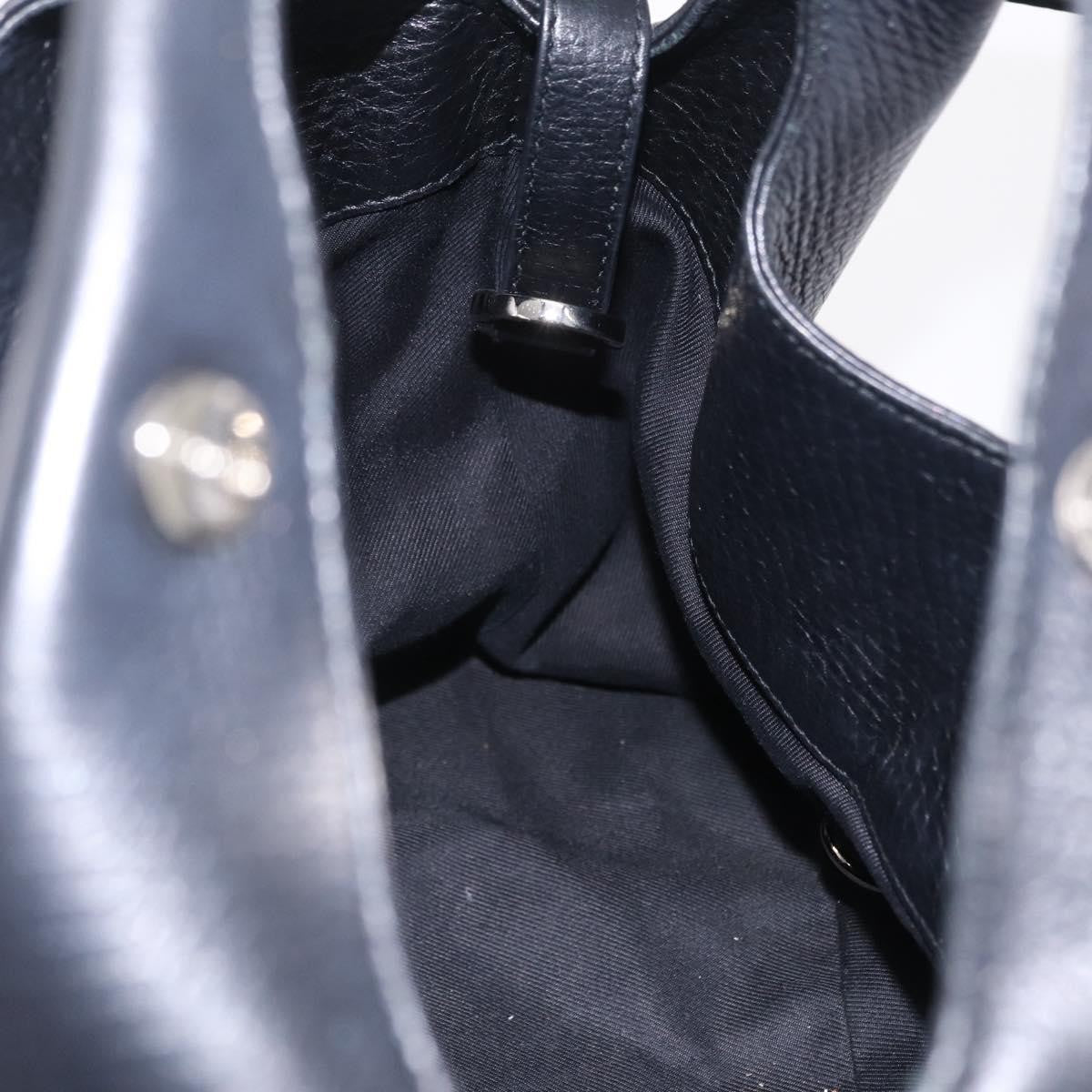 Bvlgari Chandra Hobo Leather, Black, Leather, Shoulder Bag