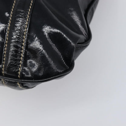 Gucci Britt Web Hobo Dialux Coated Canvas, Black, Canvas, Shoulder Bag