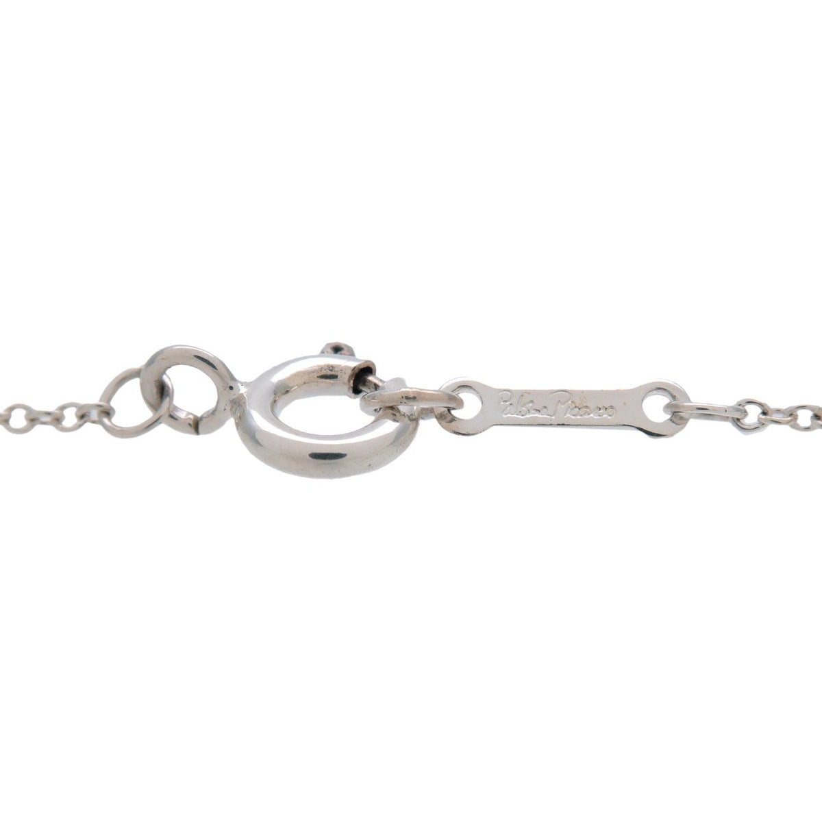 Tiffany & Co. Paloma Picasso Loving Heart Silver, Silver, Silver, Necklace