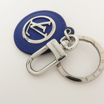 Louis Vuitton LV Circle Bag Charm and Key Holder Metal, Blue, Leather, Charm