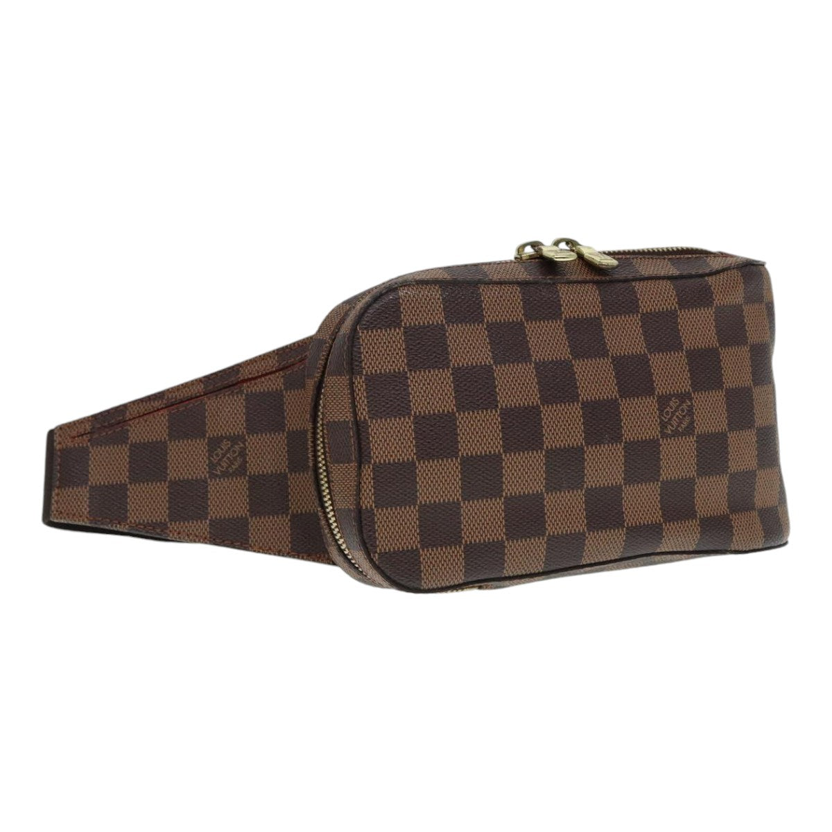 Louis Vuitton Geronimos, Brown, Canvas, clutch