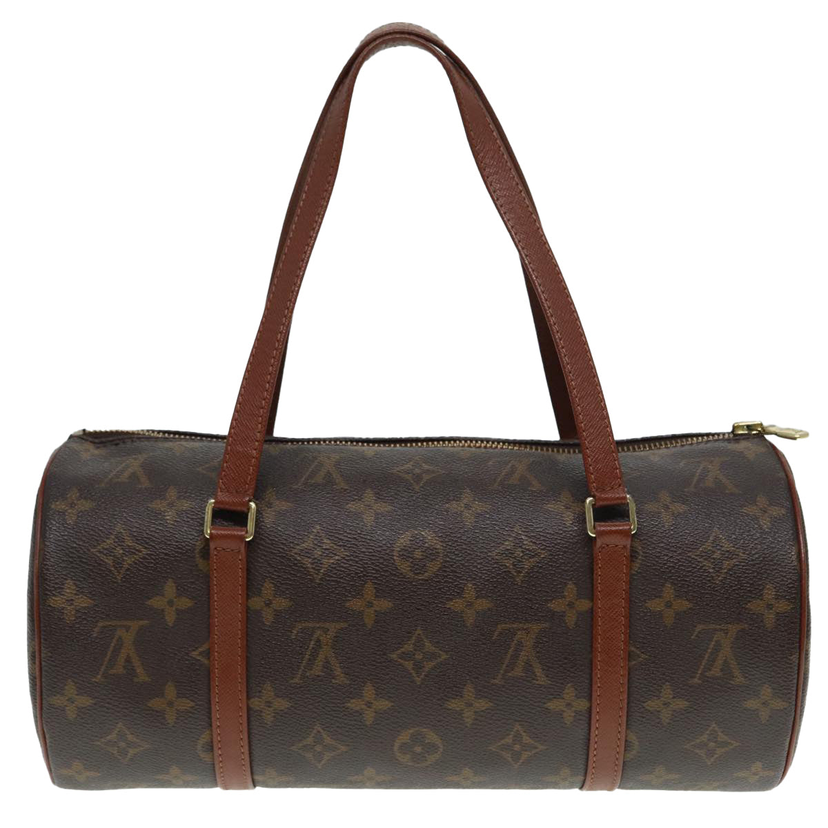 Louis Vuitton Papillon 30, Brown, Canvas, handbag