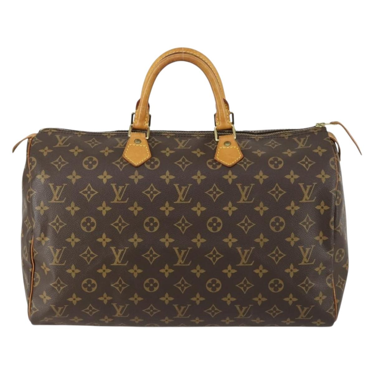 Louis Vuitton Speedy Bandouliere Bag Monogram Canvas, BROWN, CANVAS, Handbag