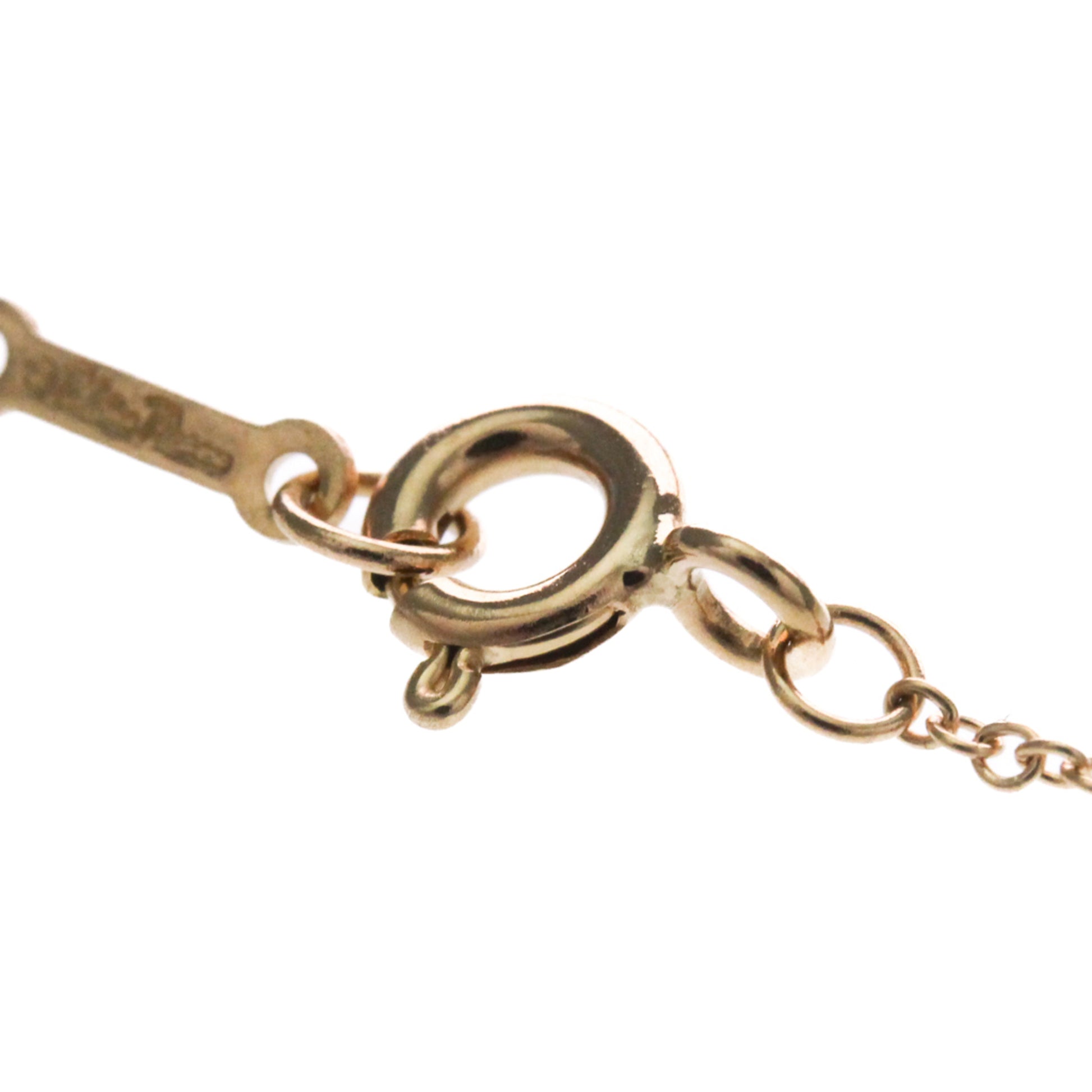 Tiffany & Co. Paloma Picasso Olive Leaf Pendant 18K Rose Gold with Diamond, Gold, Pink Gold, Necklace