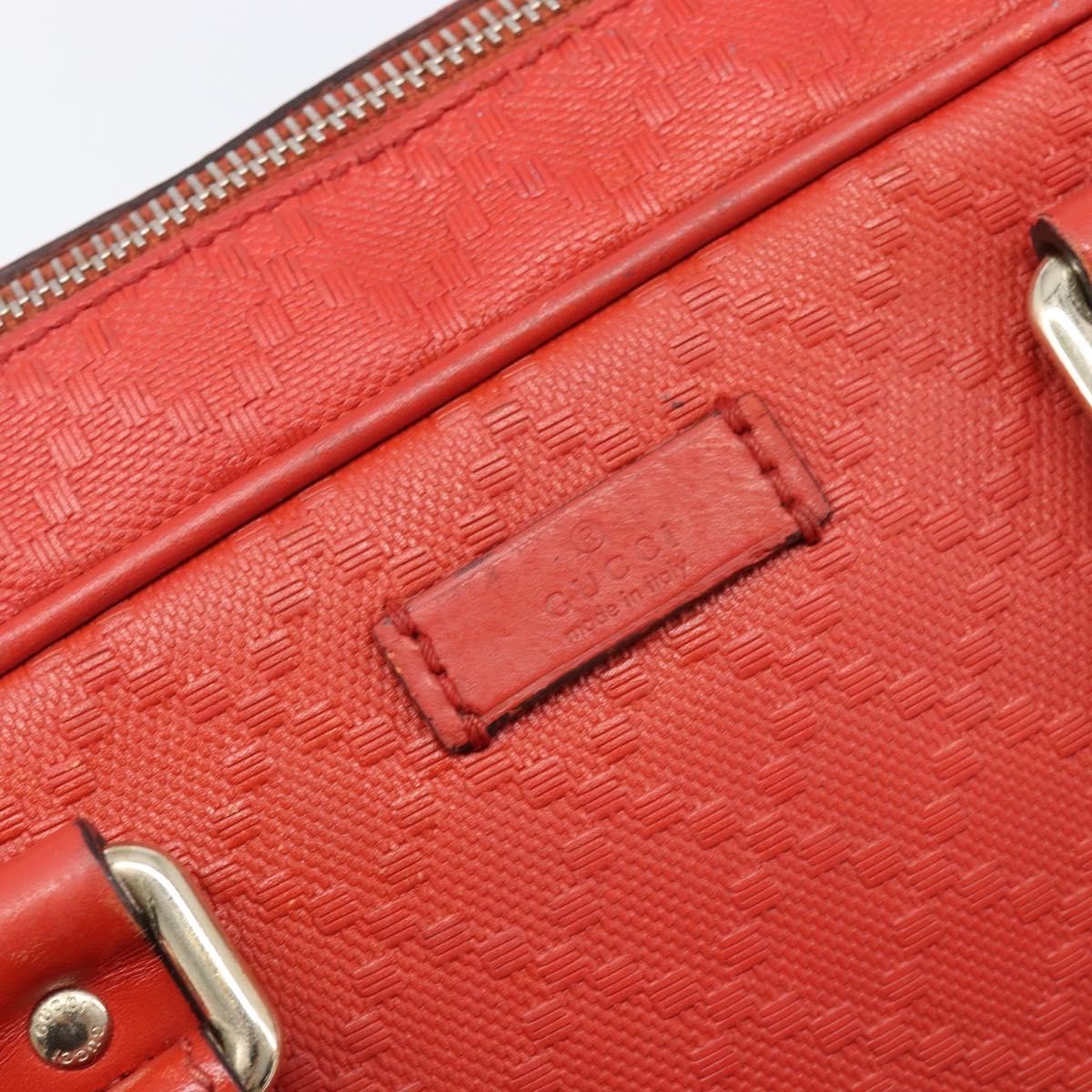 Gucci Bright Convertible Diamante Leather, Red, Leather, Briefcase