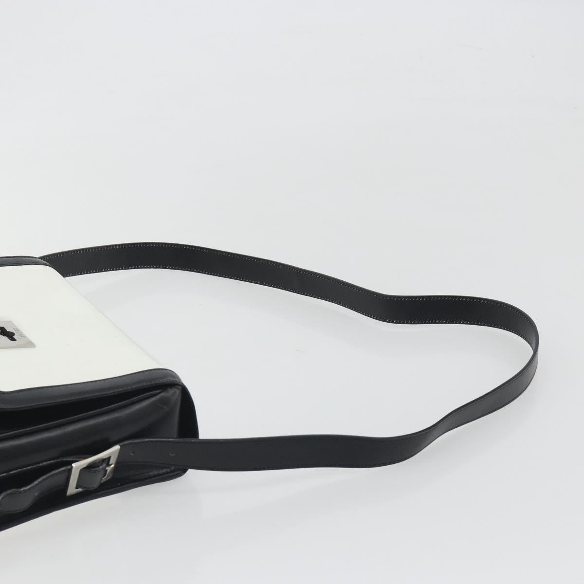 Celine Vintage Leather, White, Leather, Shoulder Bag