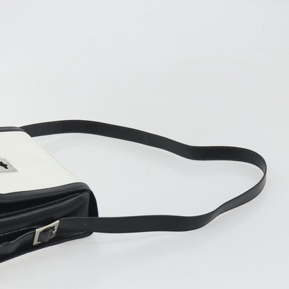 Celine Vintage Leather, White, Leather, Shoulder Bag