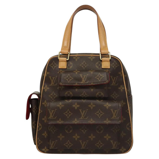 Louis Vuitton Excentri cité, Brown, Canvas, handbag