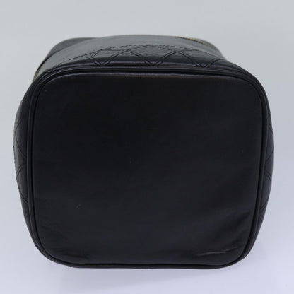 Chanel Vanity, Black, Leather, clutch