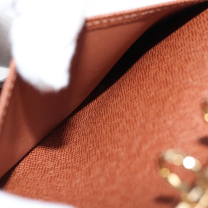 Louis Vuitton Agenda PM, Brown, Canvas, wallet