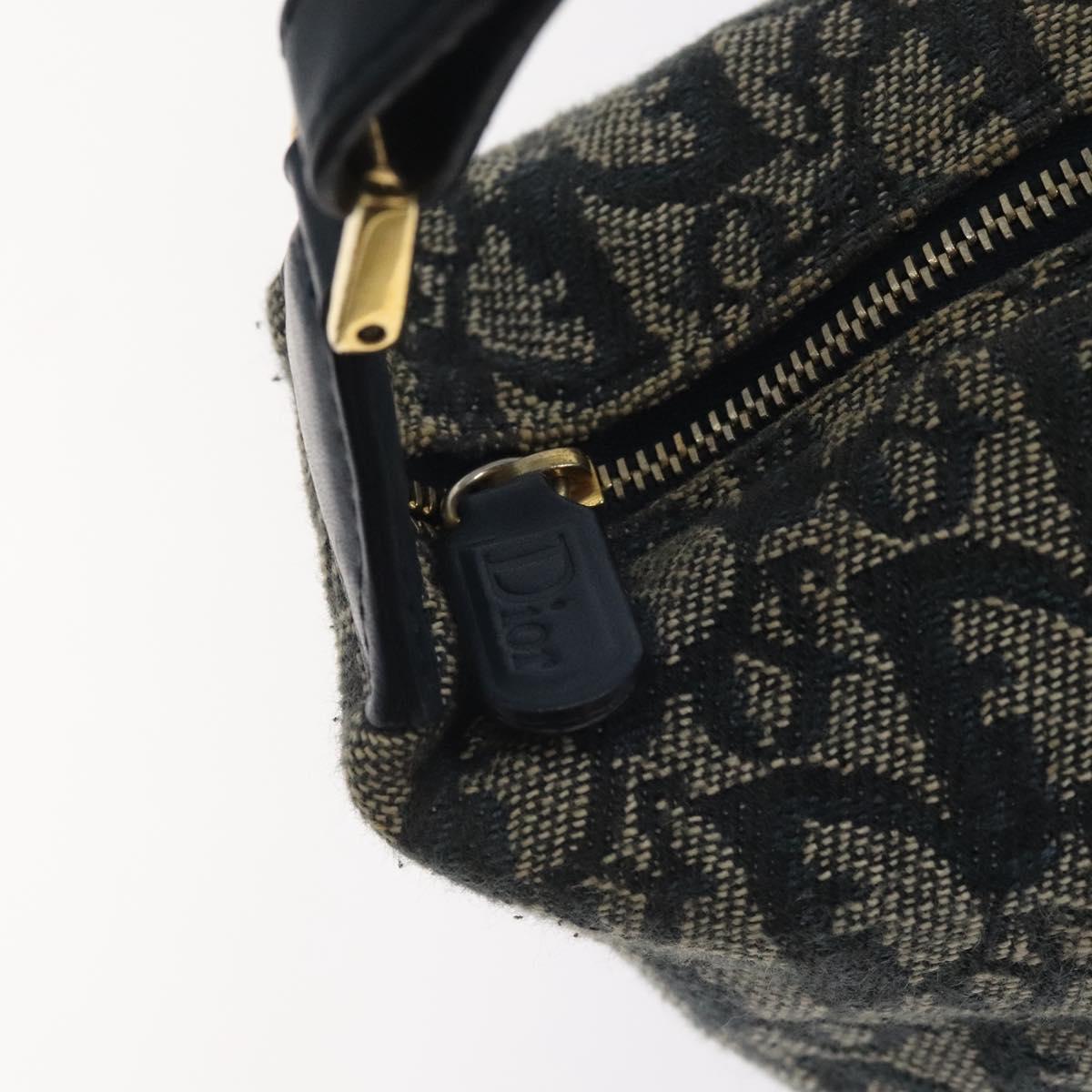 Dior Trotter, Navy, Canvas, handbag