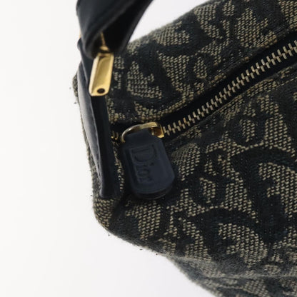 Dior Trotter, Navy, Canvas, handbag