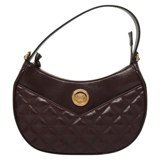 Versace, Brown, Leather, shoulder