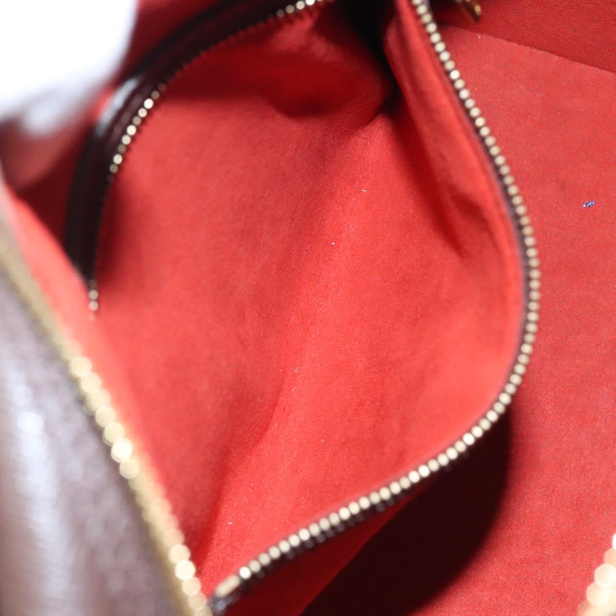 Louis Vuitton Triana, Brown, Canvas, handbag