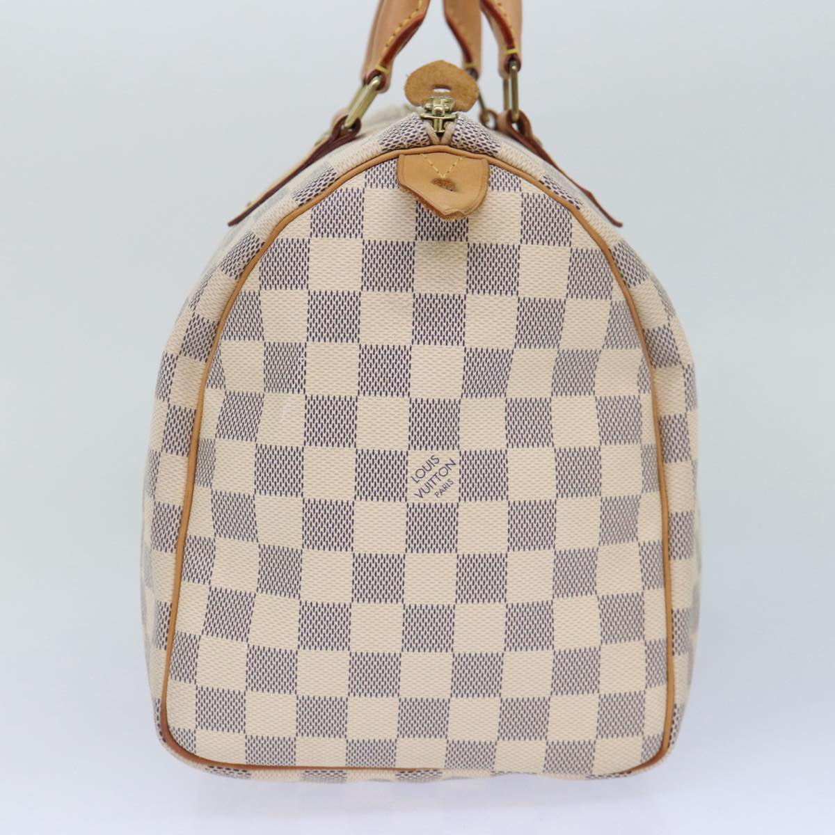 Louis Vuitton Speedy 30, Beige, Canvas, handbag