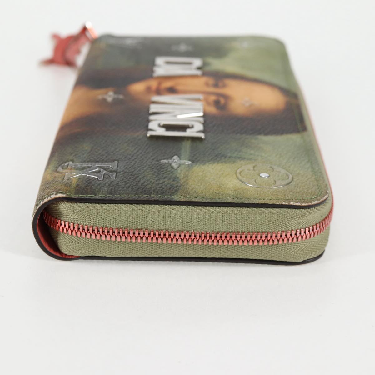 Louis Vuitton Zippy wallet, Green, Canvas, wallet