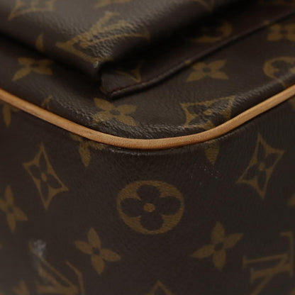 Louis Vuitton Excentri cité, Brown, Canvas, handbag