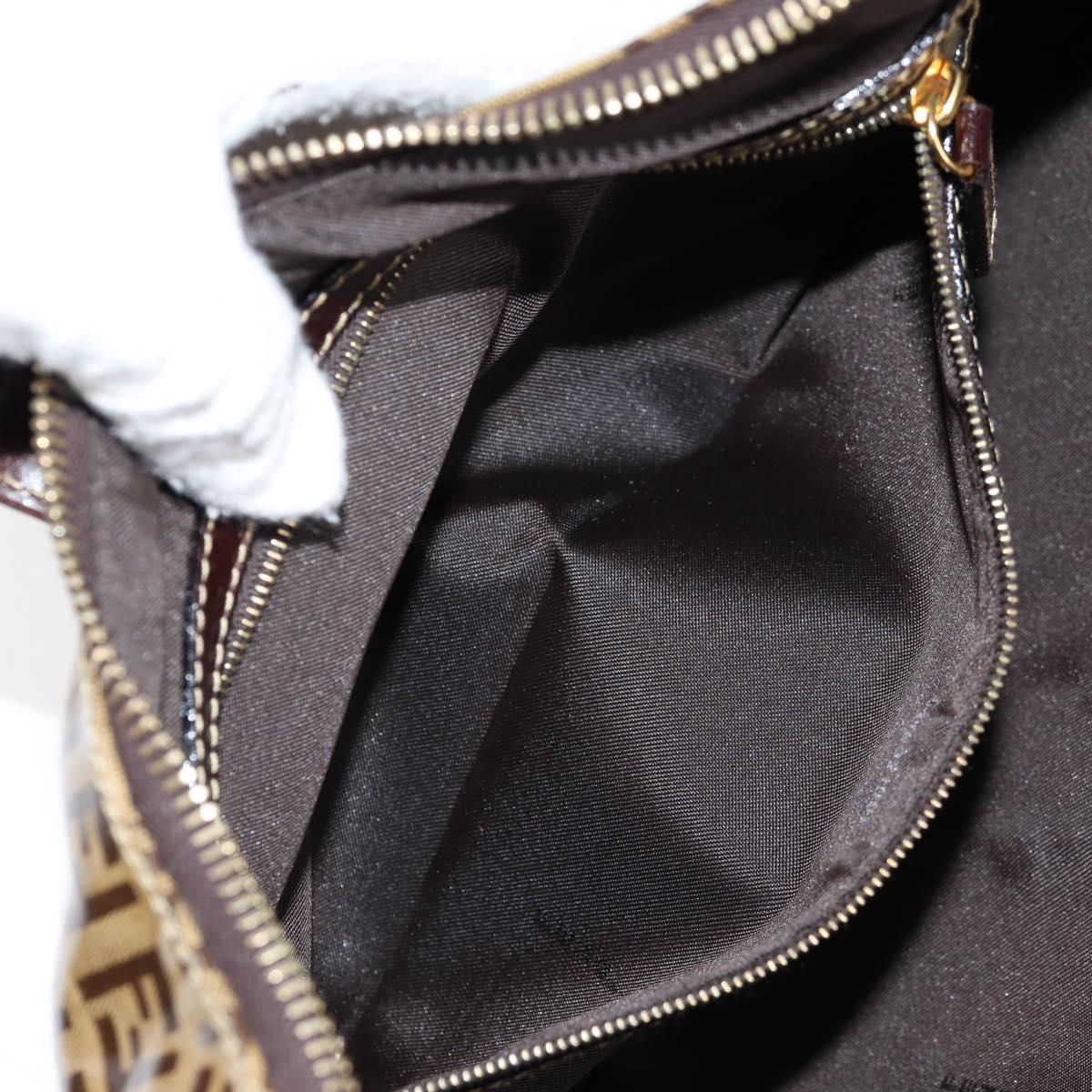 Fendi Zucchino, Brown, Canvas, handbag