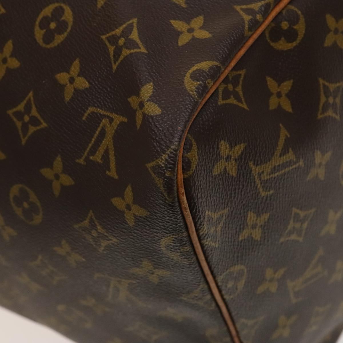 Louis Vuitton Keepall 55, Brown, Canvas, travel
