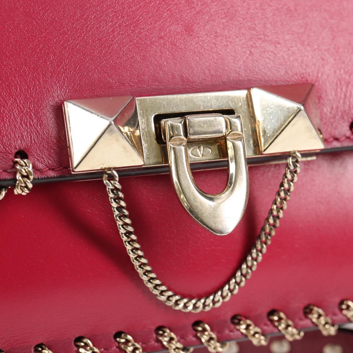 Valentino Garavani Demilune, Pink, Leather, shoulder