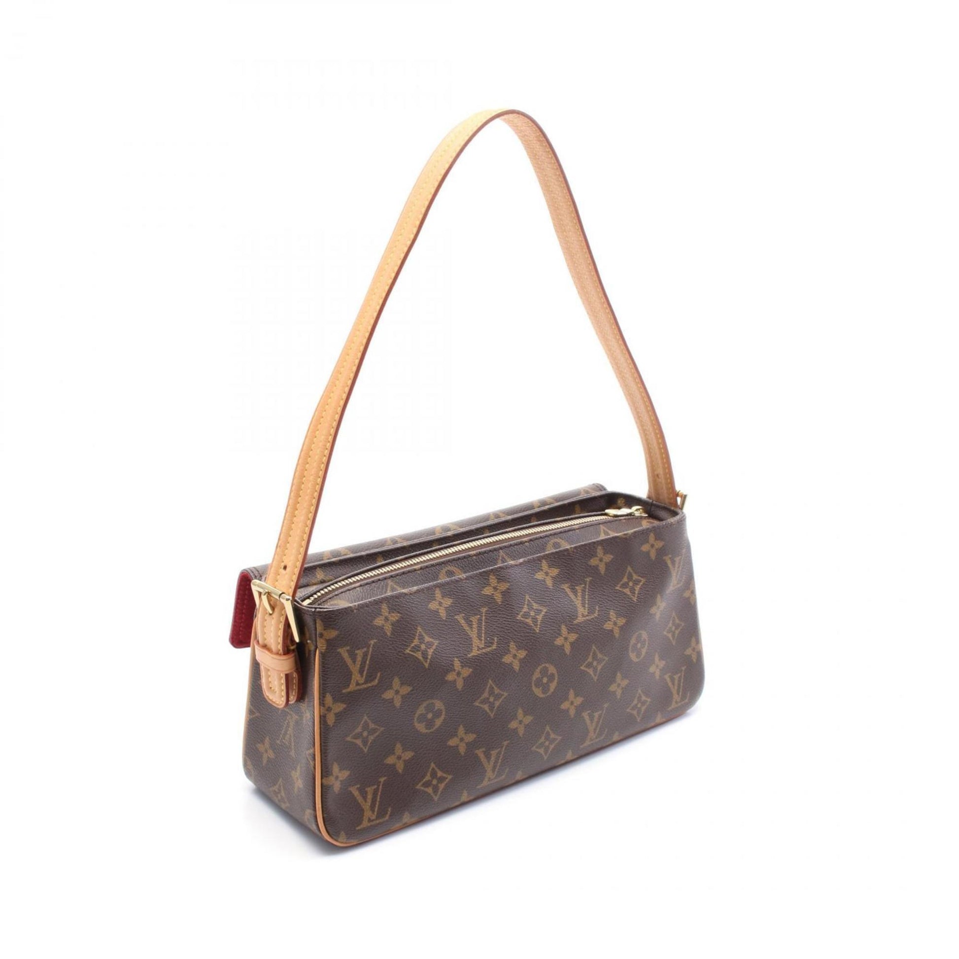 Louis Vuitton Viva Cité, Brown, Canvas, shoulder