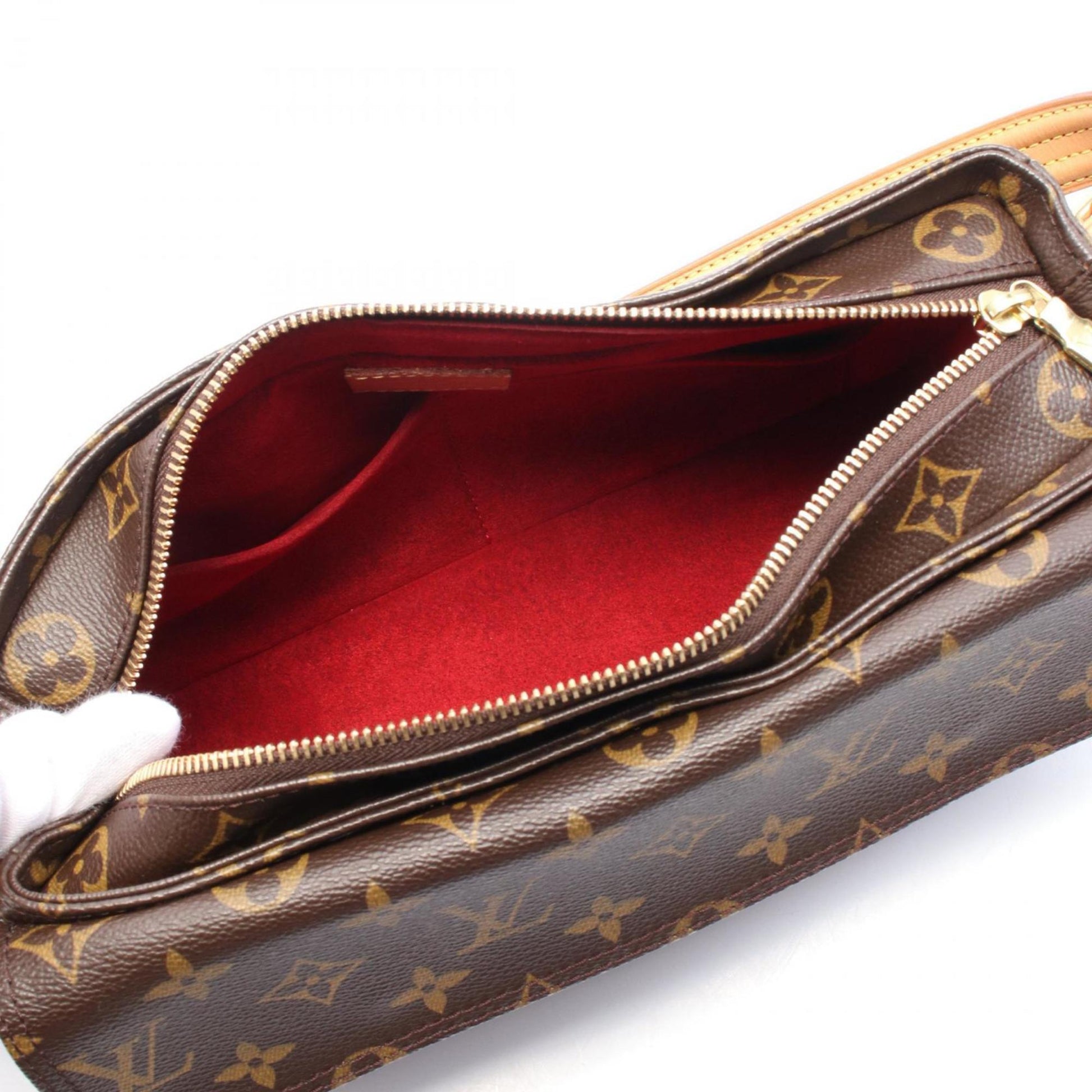 Louis Vuitton Viva Cité, Brown, Canvas, shoulder