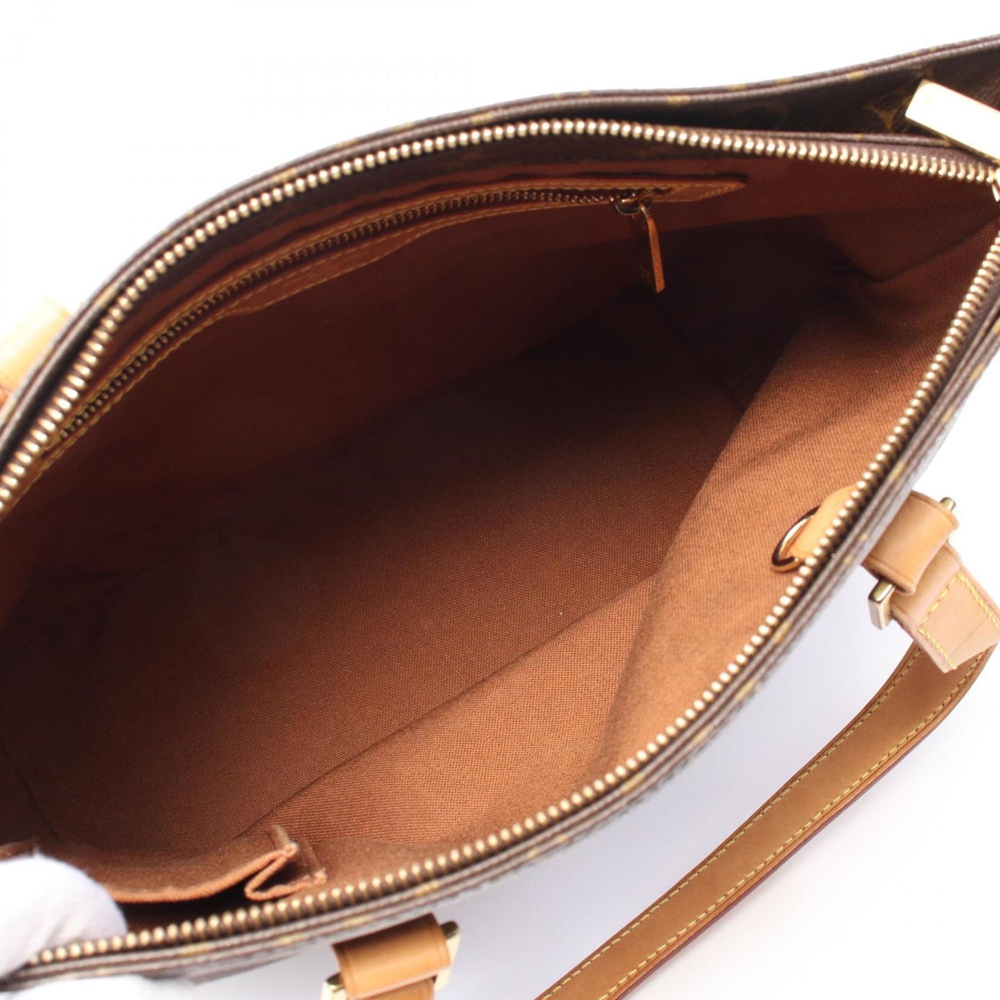 Louis Vuitton Mezzo, Brown, Canvas, tote