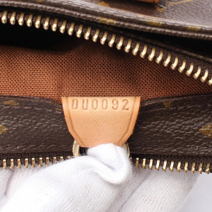 Louis Vuitton Mezzo, Brown, Canvas, tote