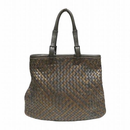Bottega Veneta Intrecciato, Brown, Leather, tote
