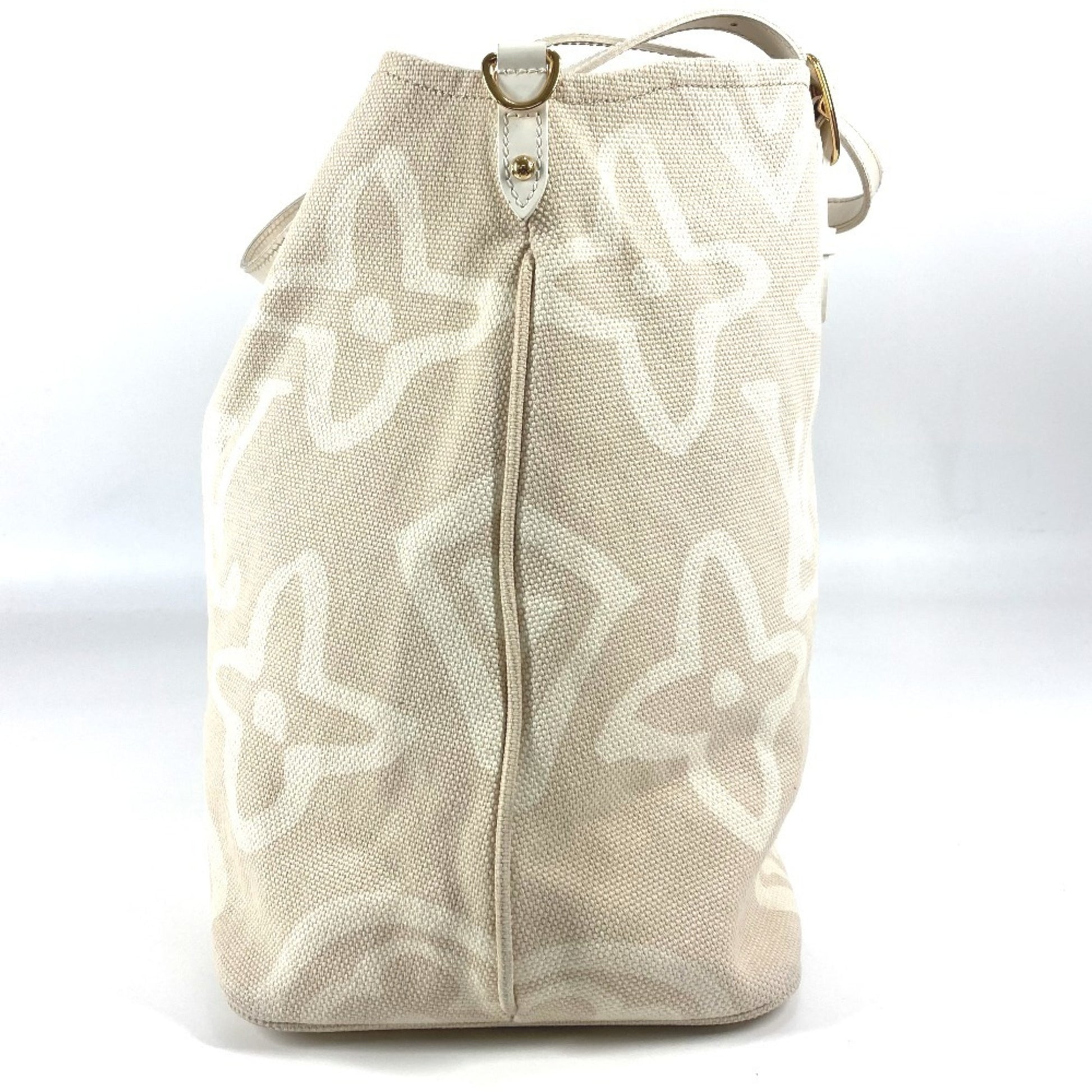 Louis Vuitton Tahitienne, Beige, Canvas, tote