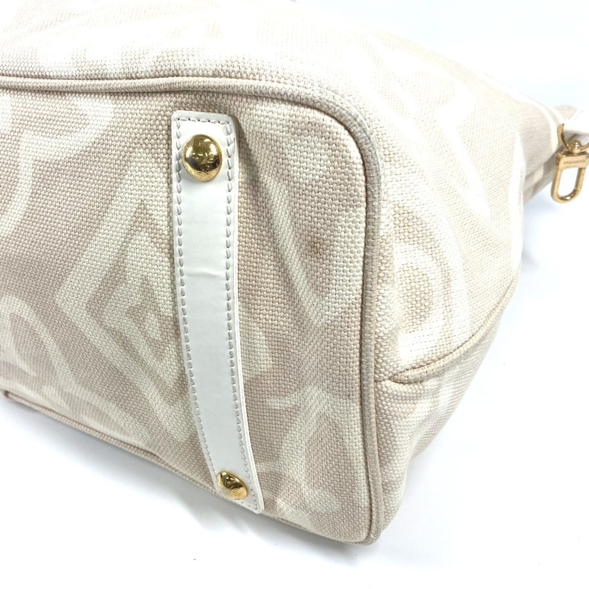 Louis Vuitton Tahitienne, Beige, Canvas, tote