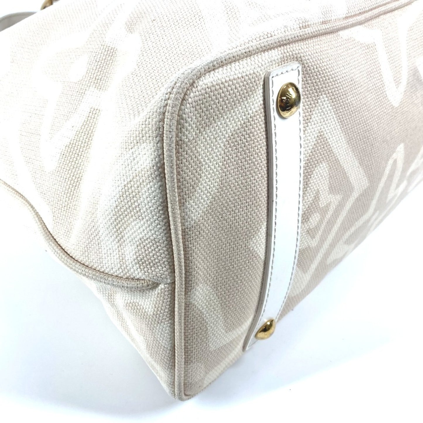 Louis Vuitton Tahitienne, Beige, Canvas, tote