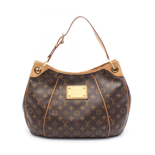 Louis Vuitton Galliera, Brown, Canvas, shoulder