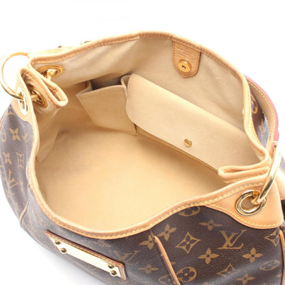 Louis Vuitton Galliera, Brown, Canvas, shoulder