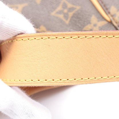 Louis Vuitton Galliera, Brown, Canvas, shoulder