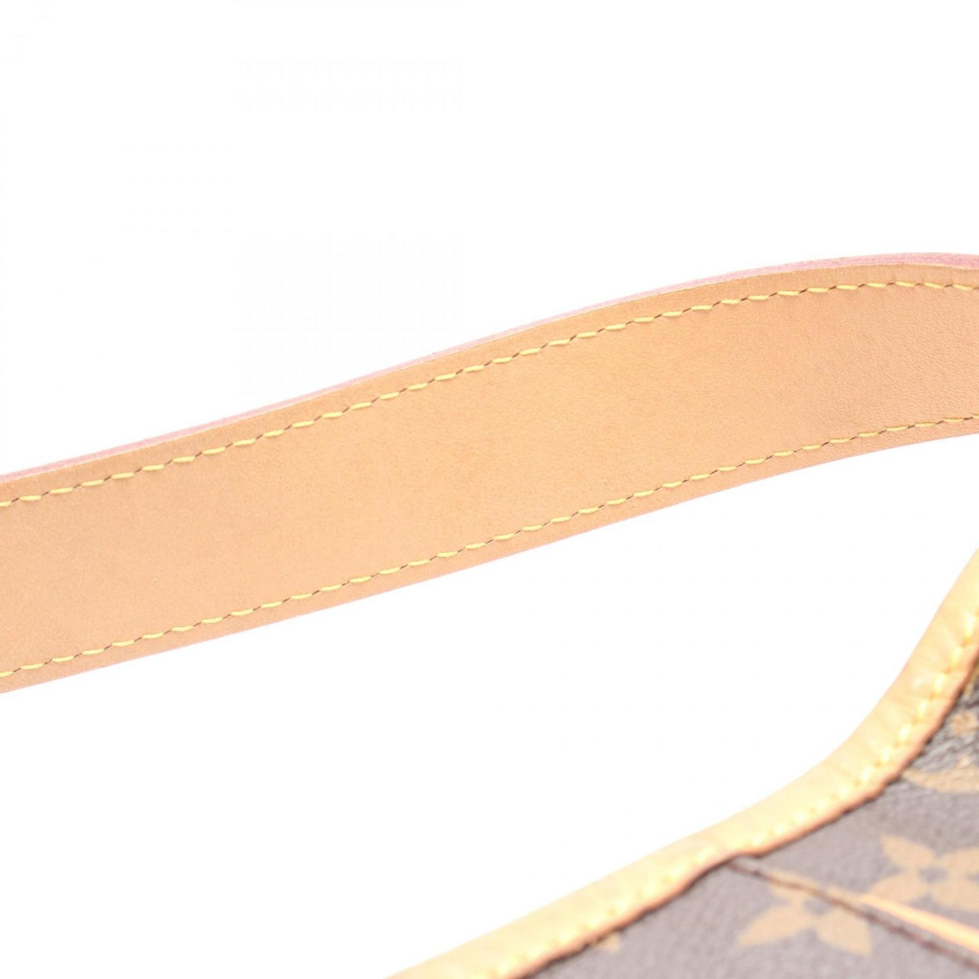 Louis Vuitton Galliera, Brown, Canvas, shoulder