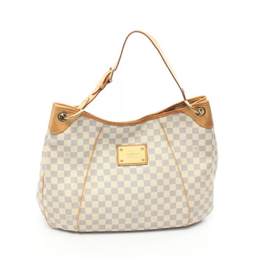 Louis Vuitton Galliera, White, Canvas, shoulder