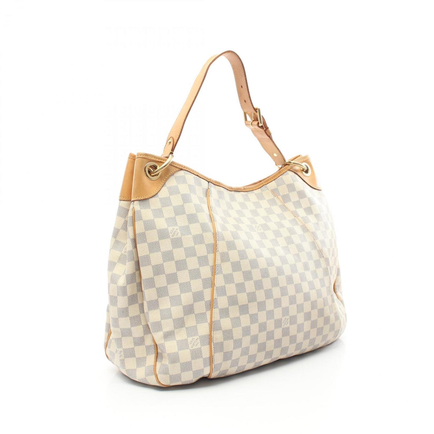 Louis Vuitton Galliera, White, Canvas, shoulder