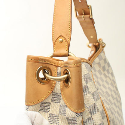 Louis Vuitton Galliera, White, Canvas, shoulder