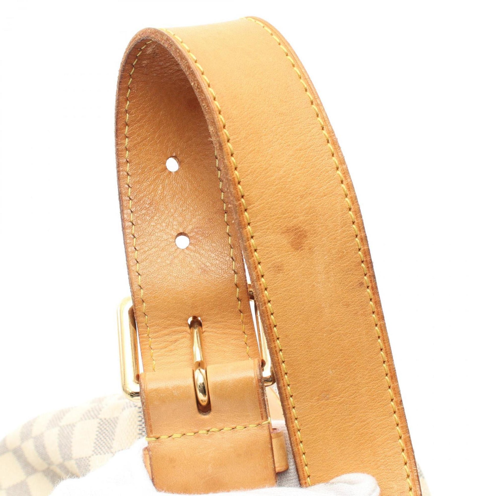 Louis Vuitton Galliera, White, Canvas, shoulder