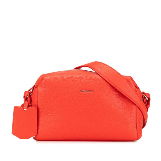 Balenciaga, Red, Leather, shoulder