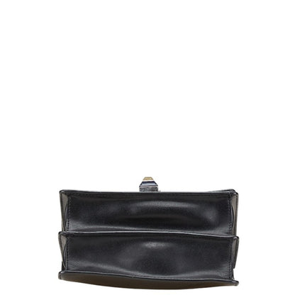 Fendi Kan I, Black, Leather, shoulder