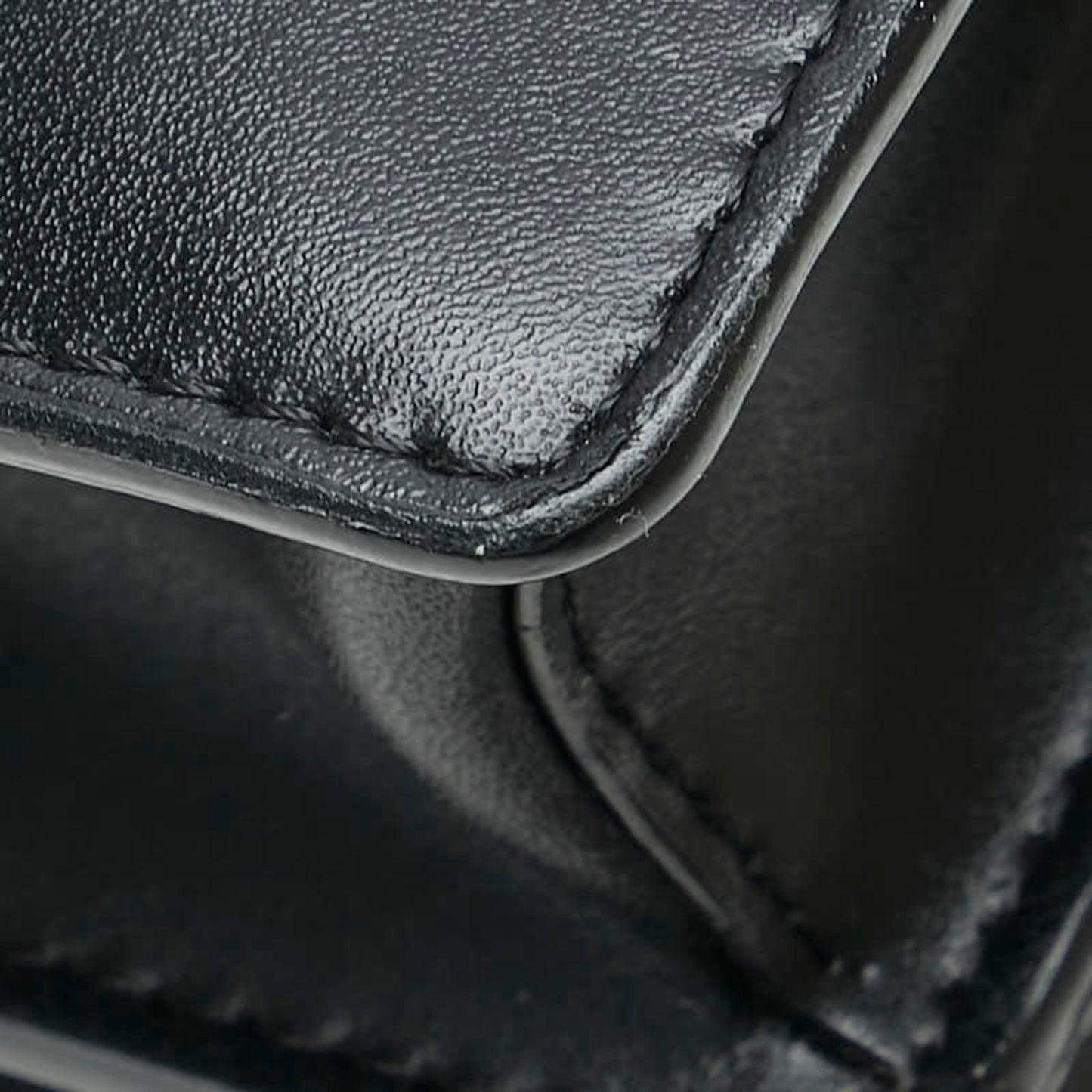 Fendi Kan I, Black, Leather, shoulder