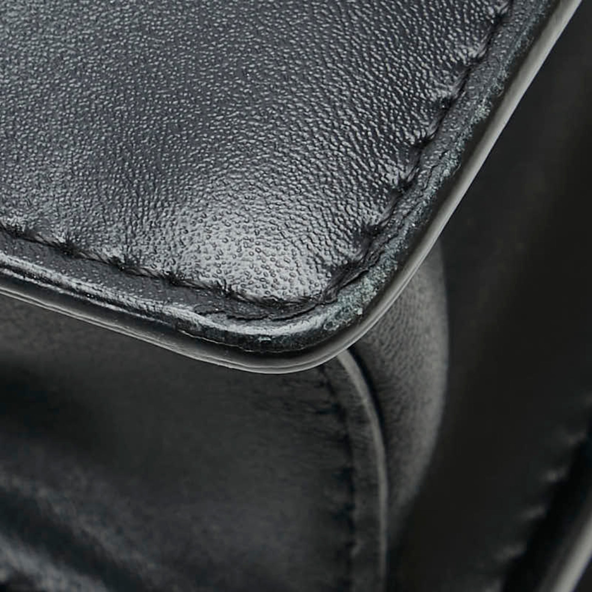 Fendi Kan I, Black, Leather, shoulder