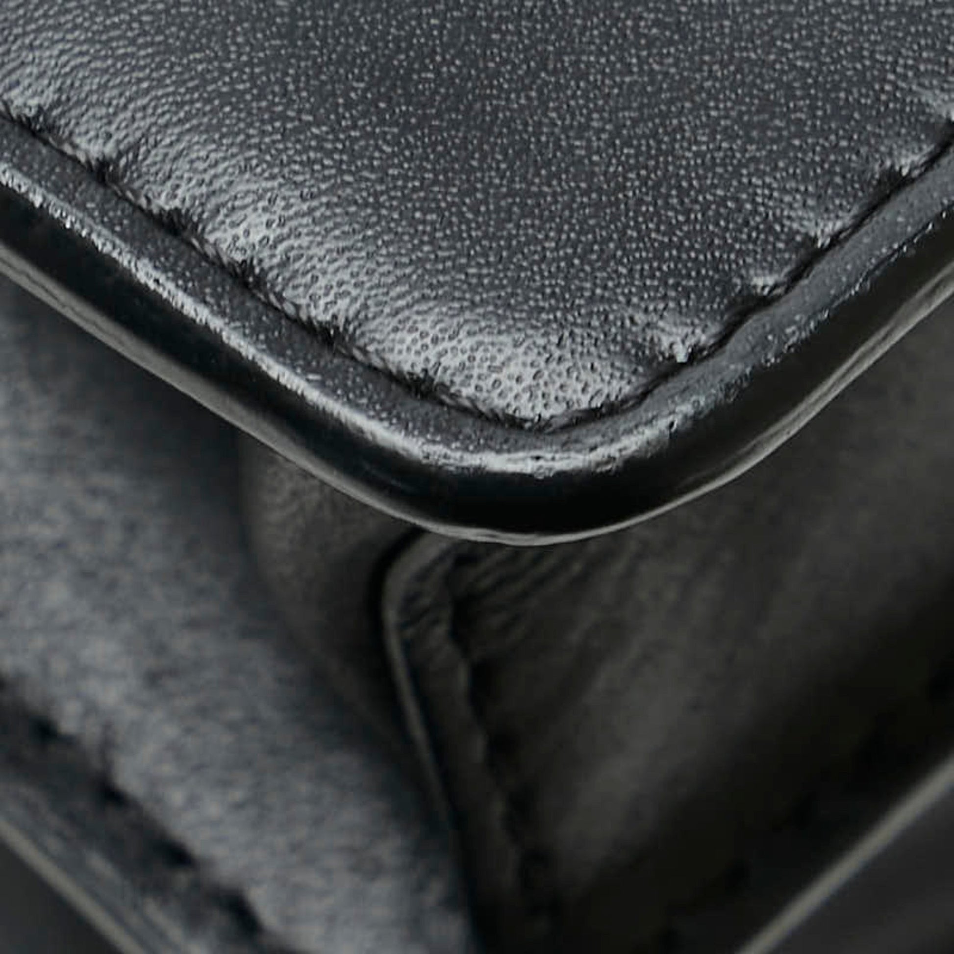 Fendi Kan I, Black, Leather, shoulder