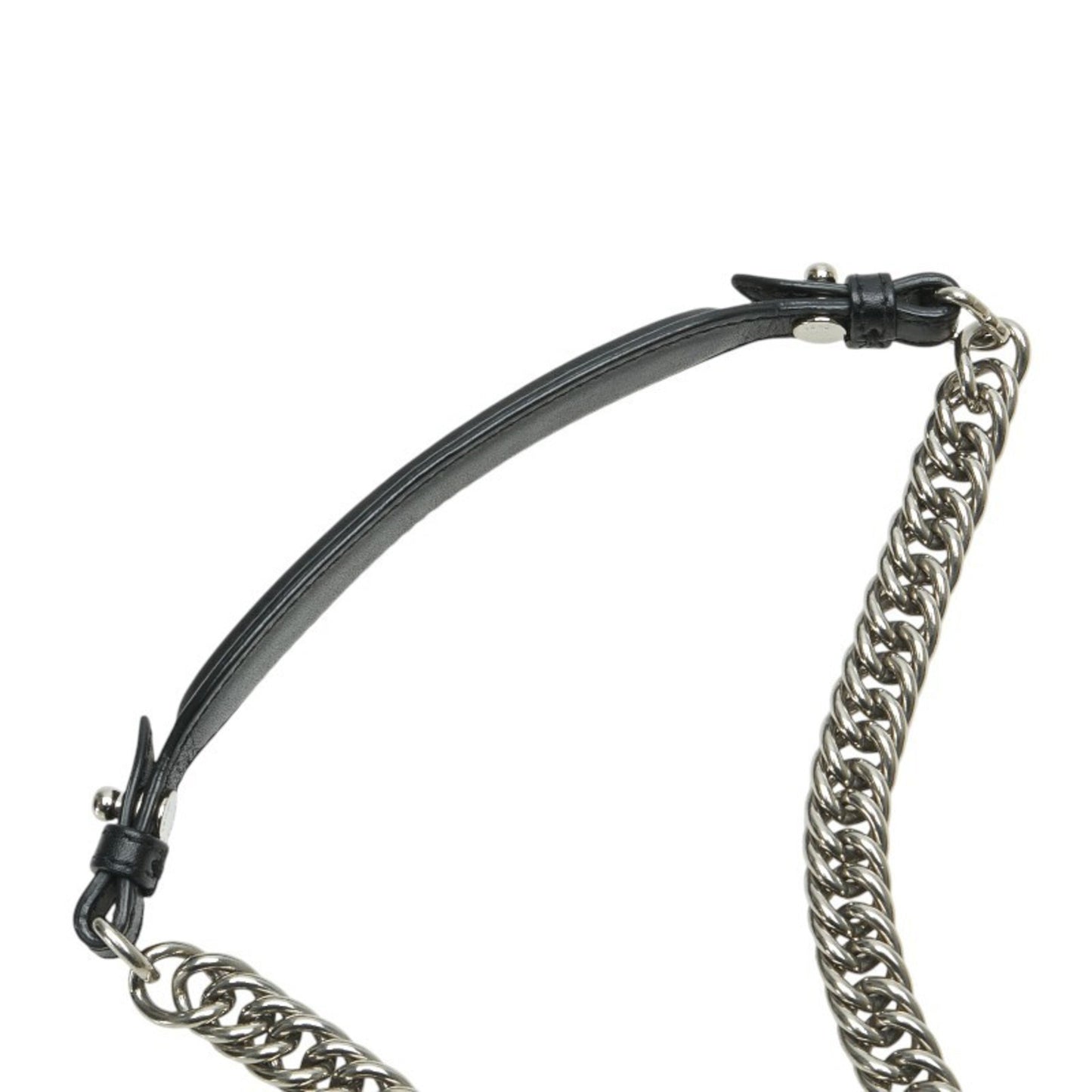 Fendi Kan I, Black, Leather, shoulder