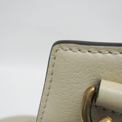 Gucci Sherry, White, Leather, shoulder