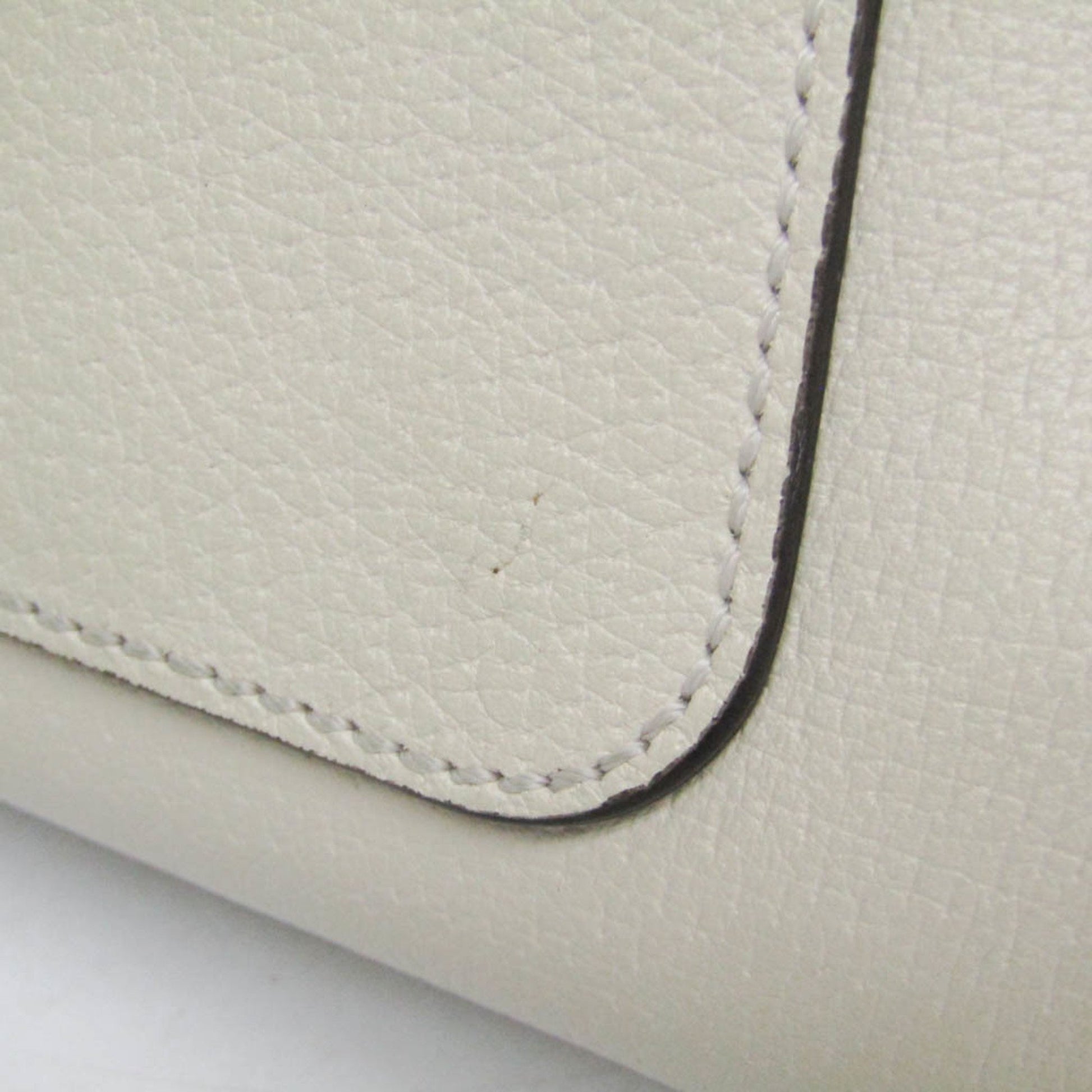 Gucci Sherry, White, Leather, shoulder